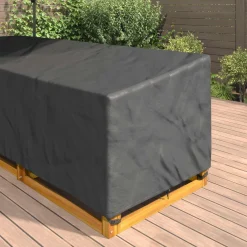 vidaXL Meubelhoes 355 x 275 x 80 cm 210D Oxford Stof L-vorm Waterdicht
