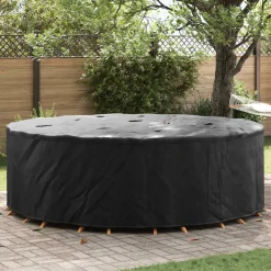 vidaXL Meubelhoes 279 x 279 x 71 cm 600D Oxford Stof Rond Waterdicht