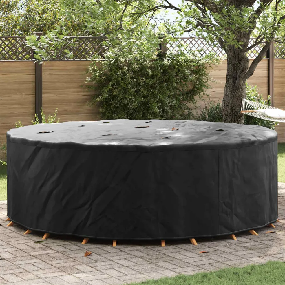vidaXL Meubelhoes 279 x 279 x 71 cm 600D Oxford Stof Rond Waterdicht