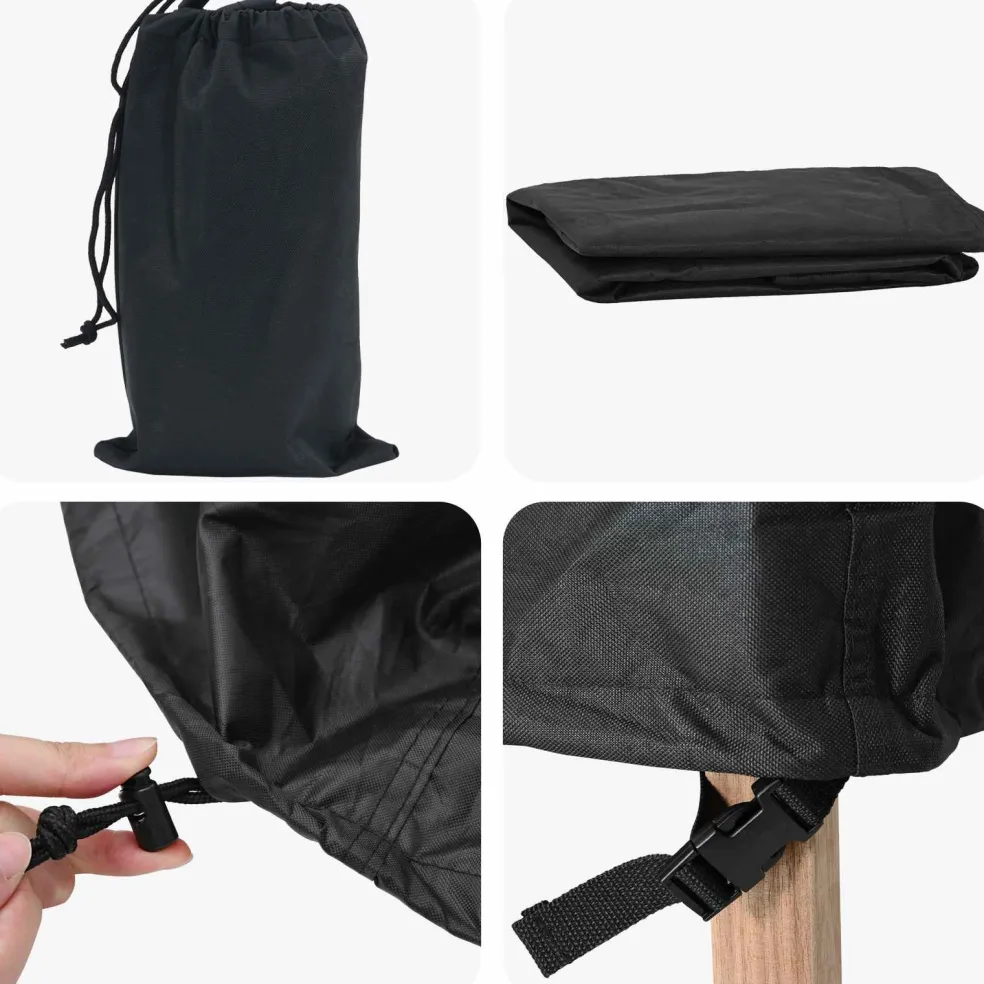 vidaXL Meubelhoes 279 x 279 x 71 cm 600D Oxford Stof Rond Waterdicht