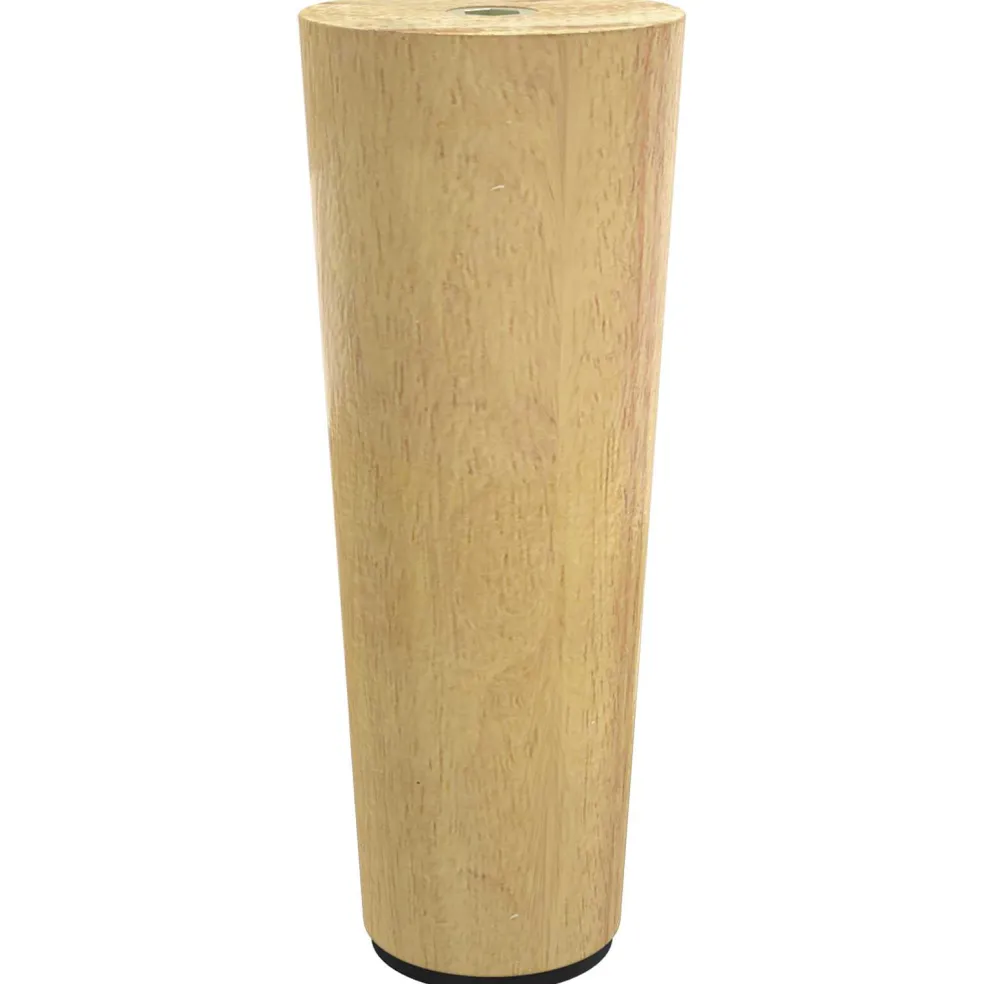 vidaXL Meubelpoten 2 st Bruin Ø 44 x 100 mm Massief Eucalyptus Hout