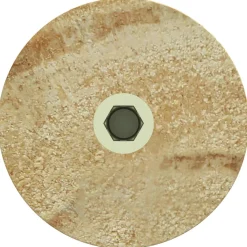 vidaXL Meubelpoten 2 st Bruin Ø 44 x 100 mm Massief Eucalyptus Hout