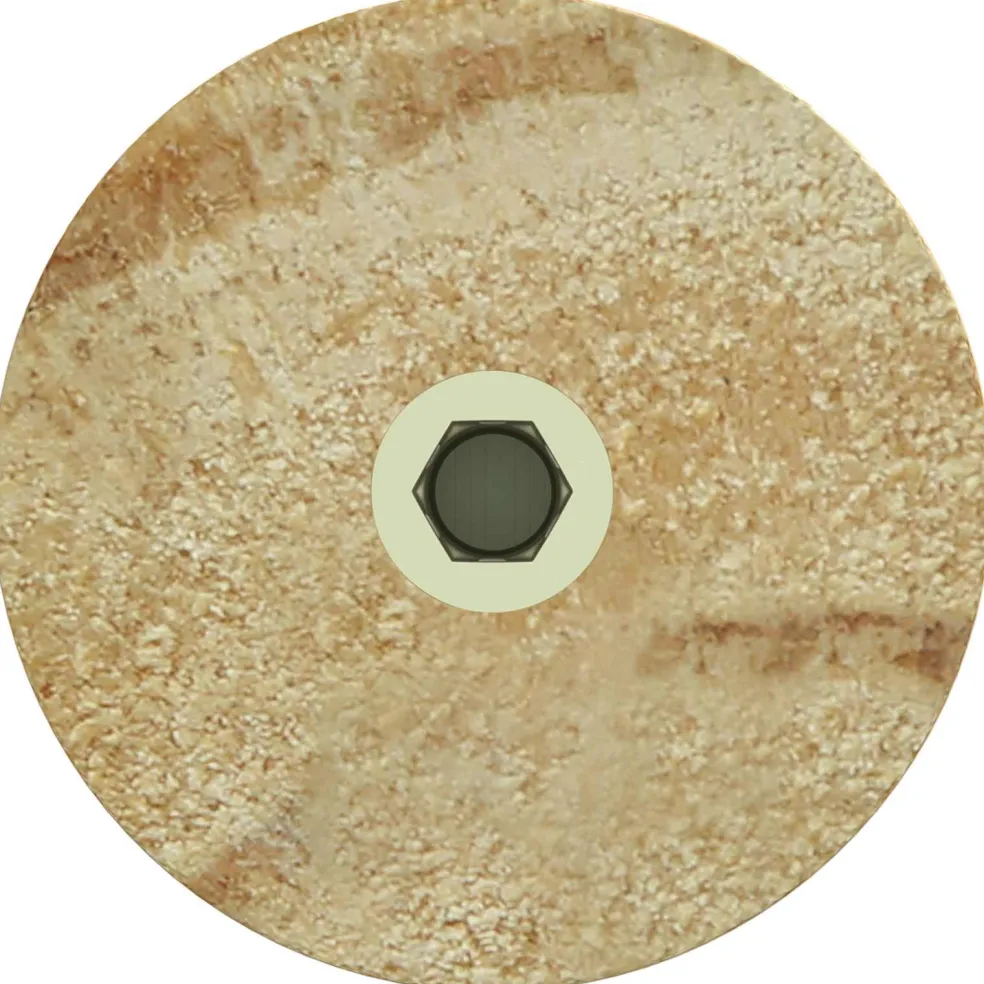 vidaXL Meubelpoten 2 st Bruin Ø 44 x 100 mm Massief Eucalyptus Hout
