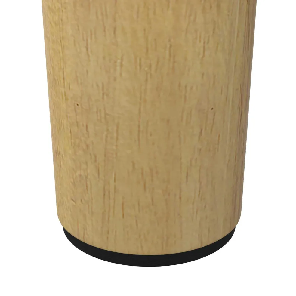 vidaXL Meubelpoten 2 st Bruin Ø 44 x 100 mm Massief Eucalyptus Hout