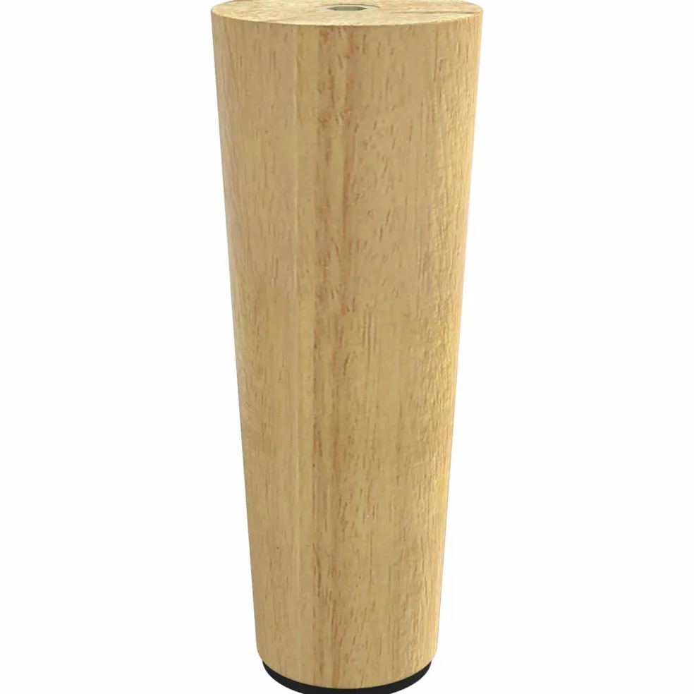 vidaXL Meubelpoten 2 st Bruin Ø 44 x 100 mm Massief Eucalyptus Hout