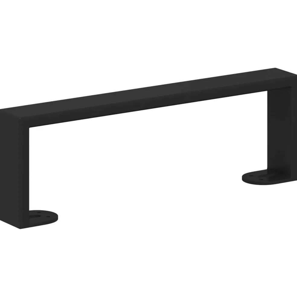 vidaXL Meubelpoten 12 st Zwart 311 x 40,5 x 100 mm IJzer