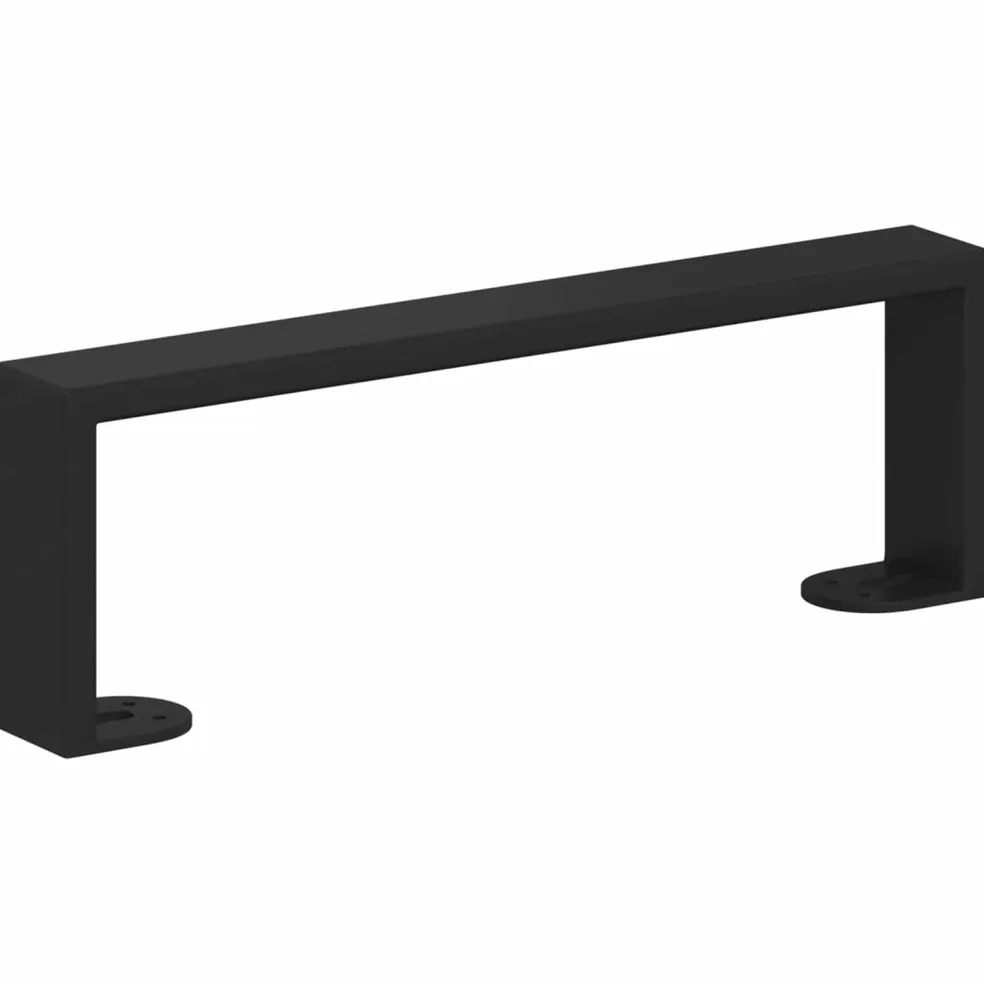 vidaXL Meubelpoten 12 st Zwart 311 x 40,5 x 100 mm IJzer