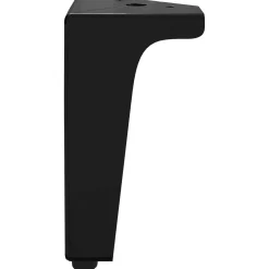 vidaXL Meubelpoten 2 st Zwart 54,1 x 54,1 x 100 mm IJzer