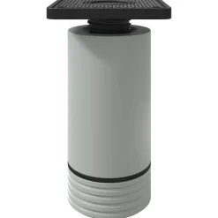 vidaXL Meubelpoten Verstelbaar 2 st Wit 64 x 64 x 100 mm PP