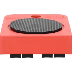 vidaXL Meubelrollers 8 stuks met lifters 9,8x7,5x3 cm 150 kg rood