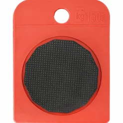 vidaXL Meubelrollers 8 stuks met lifters 9,8x7,5x3 cm 150 kg rood