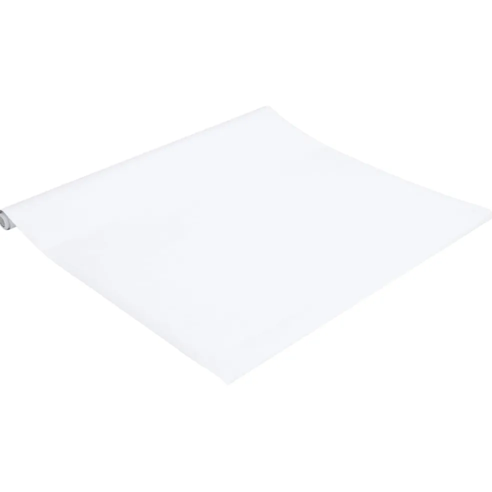 vidaXL Meubelsticker Zelfklevend Mat Wit 90x500 cm PVC