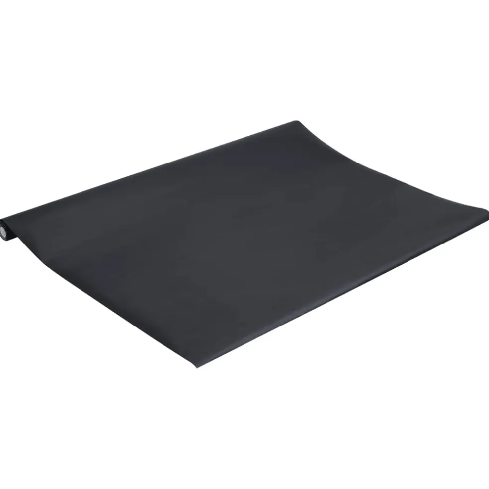 vidaXL Meubelsticker Zelfklevend Mat Zwart 90x500 cm PVC