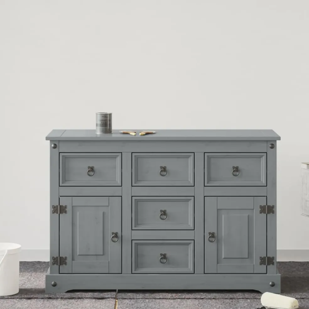 vidaXL Meubelverf Grijs 0,75 L Wandprint