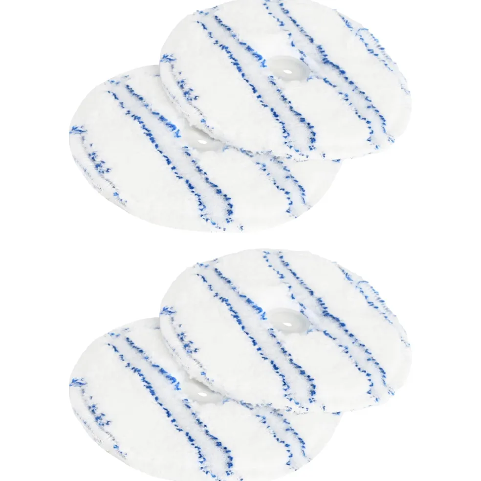 vidaXL Microvezel pads voor vloerschrobmachine & polijstmachine 4 st
