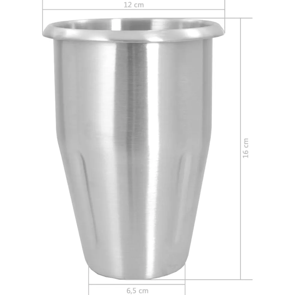 vidaXL Milkshake mixer 1 L roestvrij staal