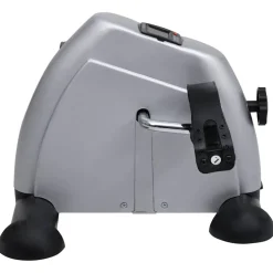 vidaXL Mini Hometrainer met plastic vliegwiel (zilver)