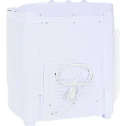 vidaXL Mini wasmachine met dubbele trommel 5,6 kg