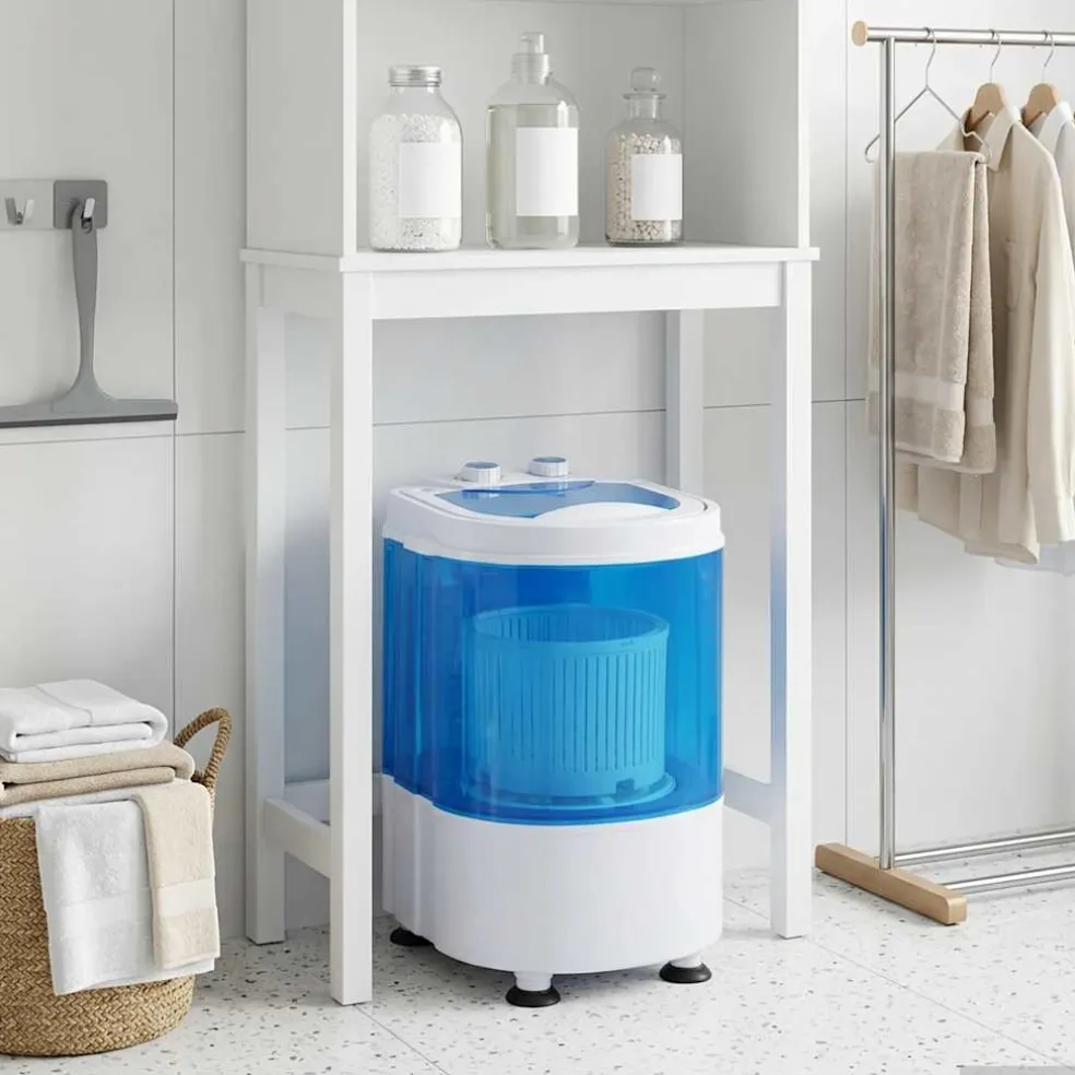 vidaXL Mini wasmachine met enkele trommel 2,6 kg