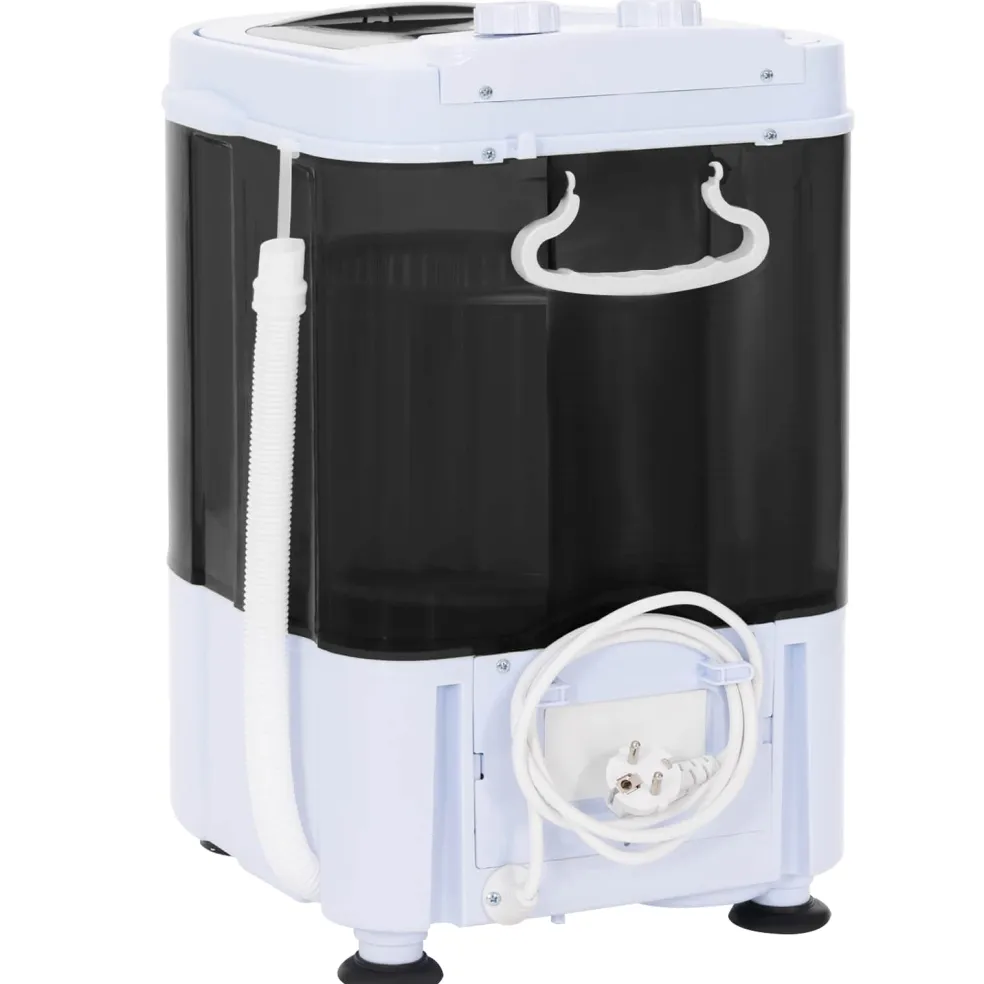 vidaXL Mini wasmachine met enkele trommel 2,6 kg