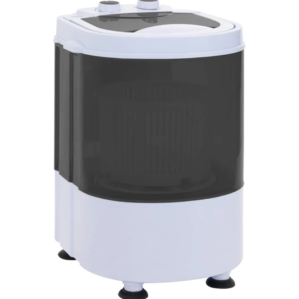 vidaXL Mini wasmachine met enkele trommel 2,6 kg