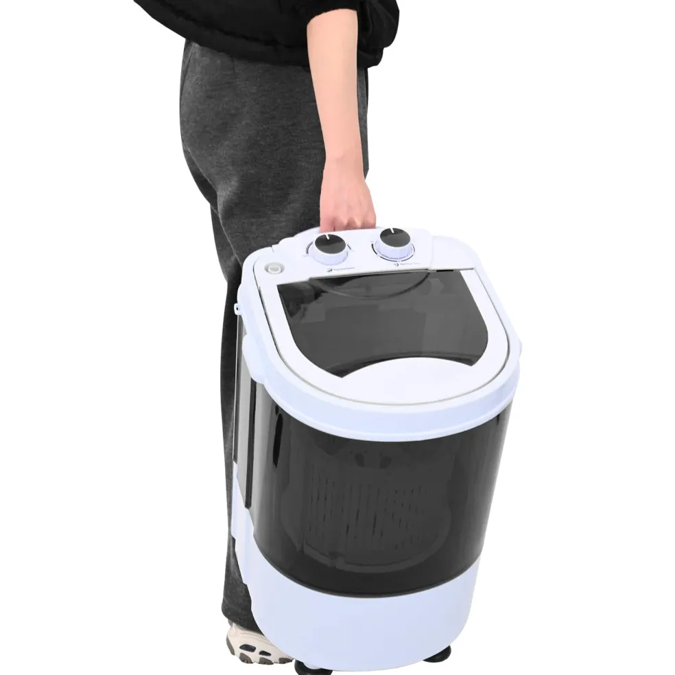 vidaXL Mini wasmachine met enkele trommel 2,6 kg
