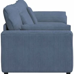vidaXL Modulaire bank met kussens blauw