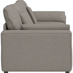 vidaXL Modulaire bank met kussens taupe