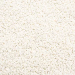vidaXL Modulaire bank met kussens gekrulde wolachtige stof crème
