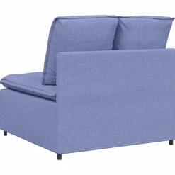 vidaXL Modulaire bank middenmodule met kussens 100 cm spijkerblauw