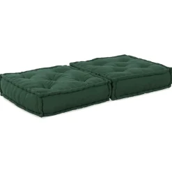 vidaXL Modulaire bankstel 70x70x36 stof groen