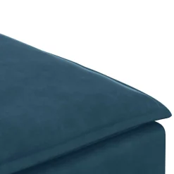 vidaXL Modulaire bank voetenbank module blauw 100x100x48 cm