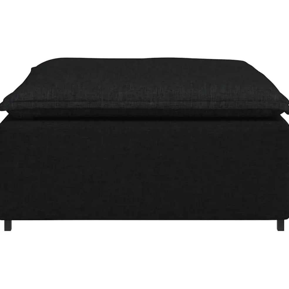 vidaXL Modulaire voetenbank module 100x100x48 cm zwart
