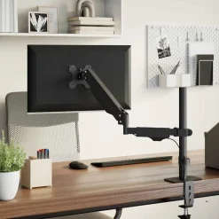 vidaXL Monitor-armbeugel 27 inch scherm gasveer 10 kg