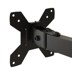 vidaXL Monitorbeugel VESA 75/100 mm zwart staal