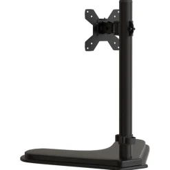 vidaXL Monitorbeugel VESA 75/100 mm zwart staal