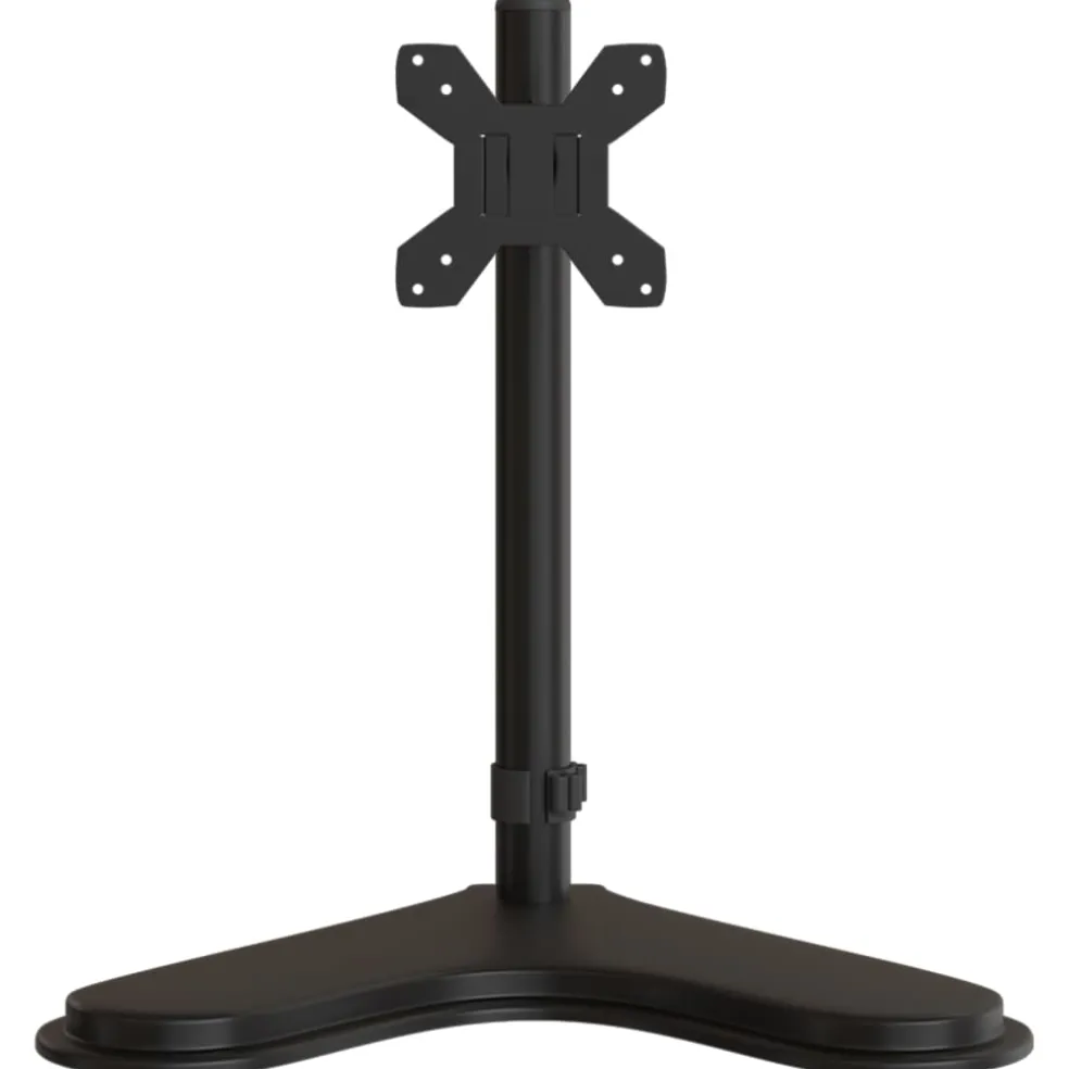 vidaXL Monitorbeugel VESA 75/100 mm zwart staal