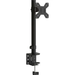 vidaXL Monitorbeugel VESA 75/100 mm zwart staal