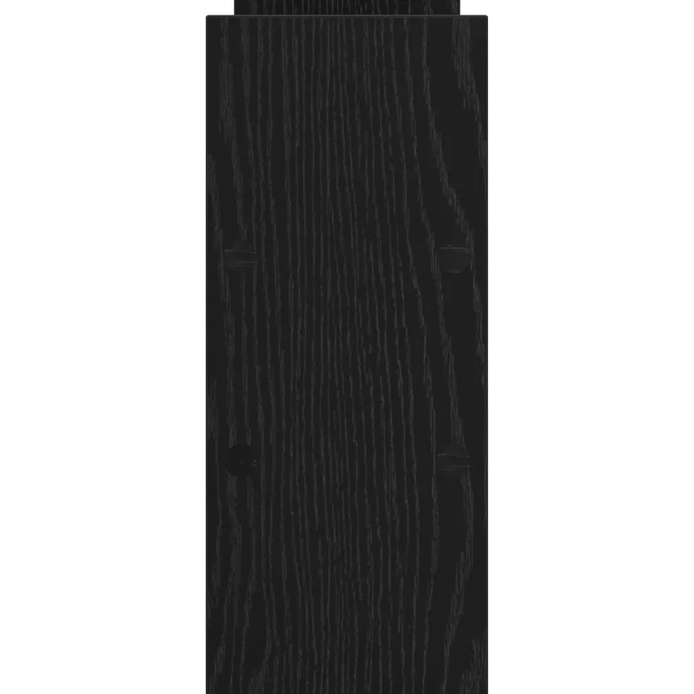vidaXL Monitor Bureau Stand Zwart eiken 40 x 17 x 41 cm Bewerkt hout