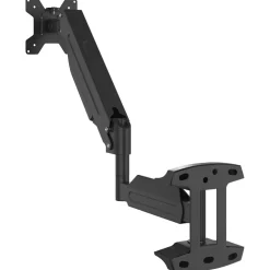 vidaXL Monitor-muurbeugel 27 inch scherm gasveer 10 kg