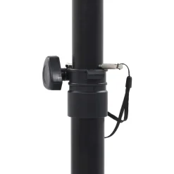 vidaXL Monitorspeakerstandaards 2 st staal zwart