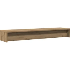 vidaXL Monitorstandaard Artisan Eikenhout 100x24x13 cm