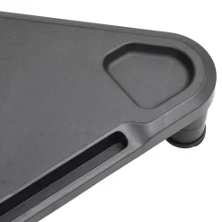 vidaXL Monitorstandaard hoek 49x28x10,5 cm zwart