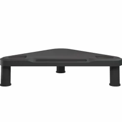 vidaXL Monitorstandaard hoek 49x28x10,5 cm zwart