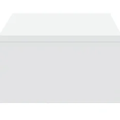 vidaXL Monitorstandaard met lades 50x27x15 cm bewerkt hout wit