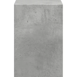 vidaXL Monitorstandaard met bureau-organizer bewerkt hout betongrijs