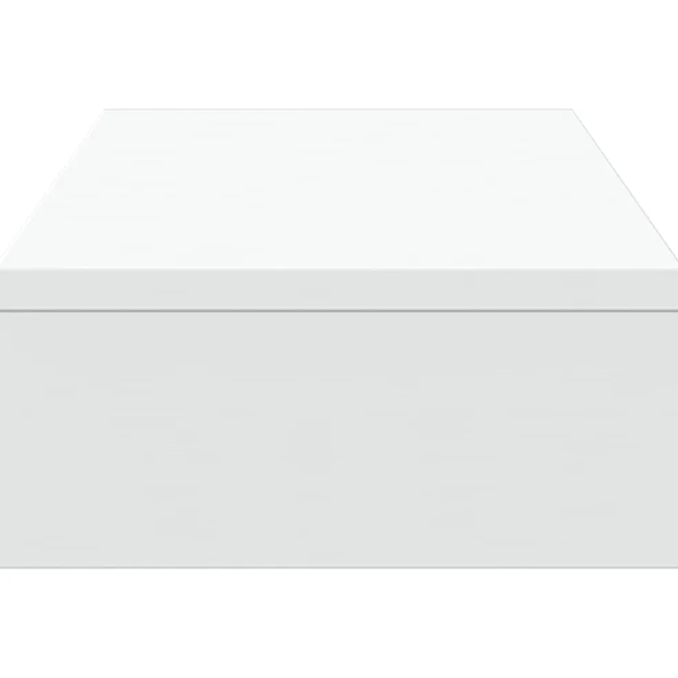 vidaXL Monitorstandaard verstelbaar 60x24x10,5 cm bewerkt hout wit