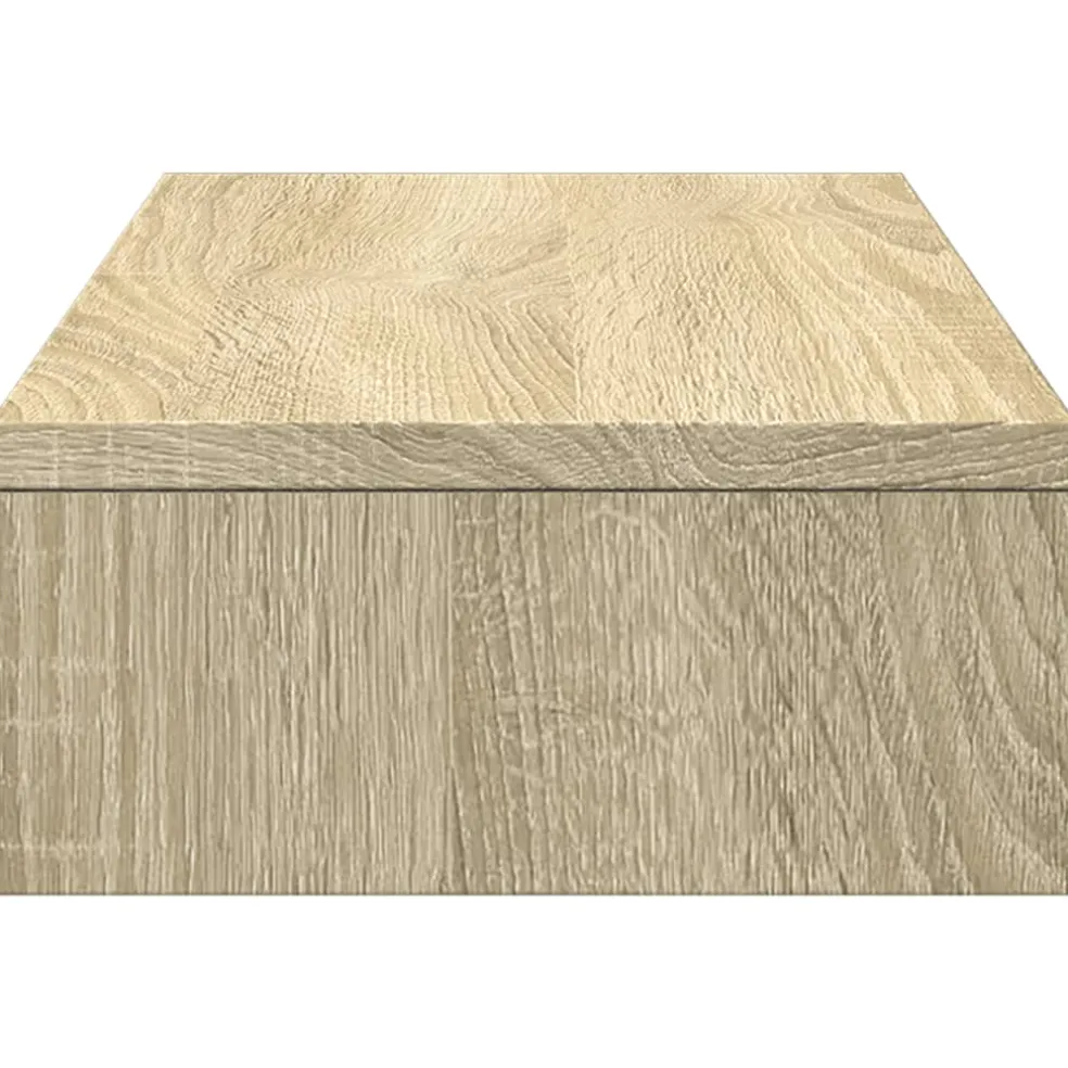 vidaXL Monitorstandaard verstelbaar 60x24x10,5 cm hout sonoma eiken