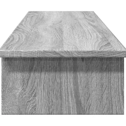 vidaXL Monitorstandaard 100x27x15 cm bewerkt hout grijs sonoma eiken