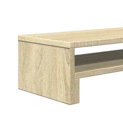 vidaXL Monitorstandaard 54x22x15 cm bewerkt hout sonoma eikenkleurig